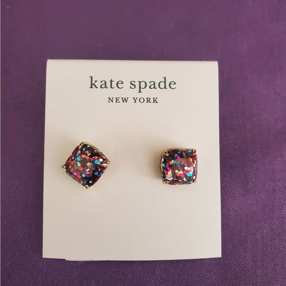Kate Spade Multicolor Glitter Earrings - Picture 2 of 5